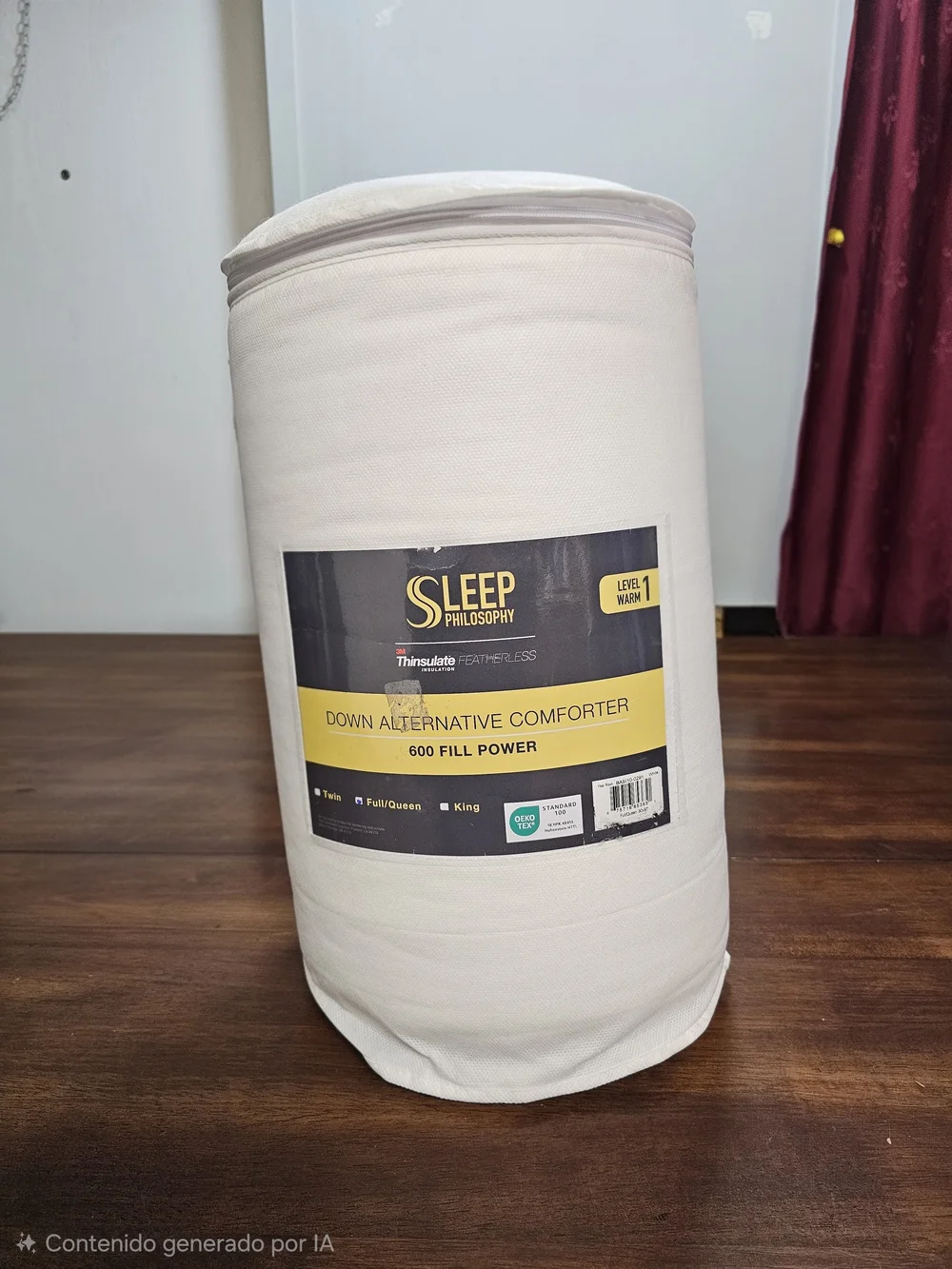 Philosophy Cream Down Alternative Comforter Roll